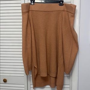 Off the shoulder sweater